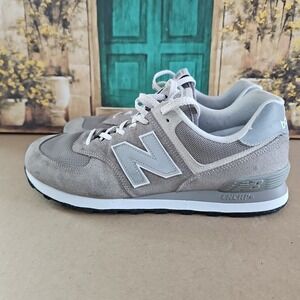 New Balance 574 Core Men's Running Inspired (ML574EVG) (Grey/WHITE) Men's 12